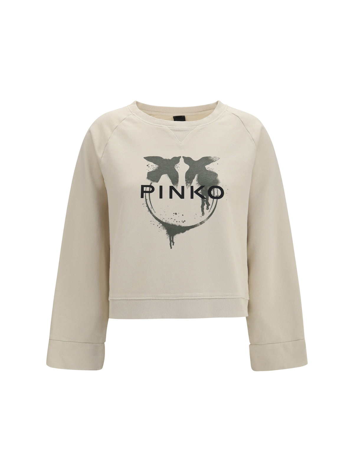 Pinko Neves Sweatshirt - Mult.Beige/Green