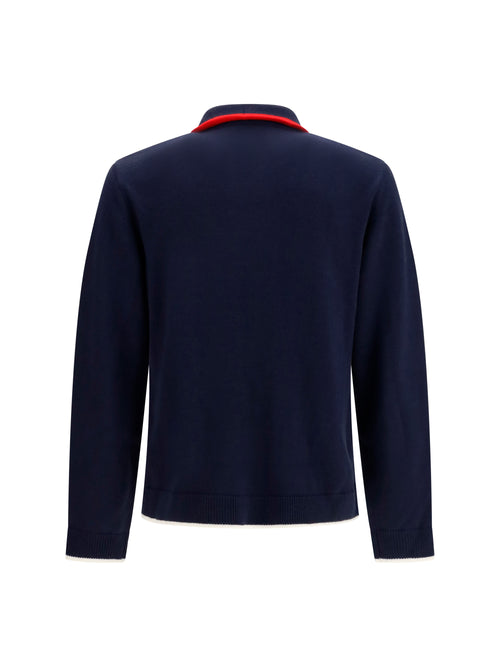 Casablanca merino wool Sports Jacket - Navy
