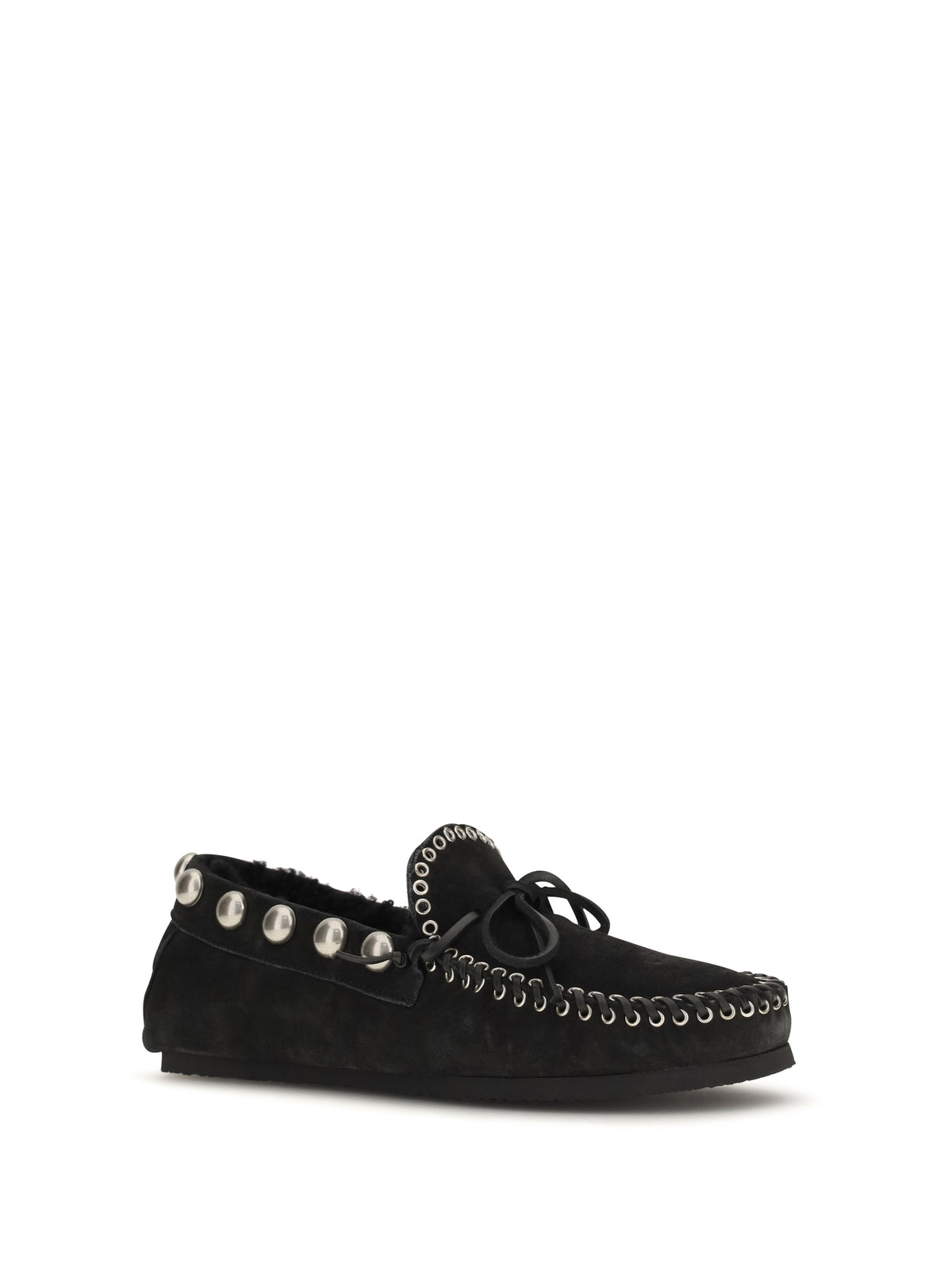Isabel Marant Fitza suede Loafers - Faded Black