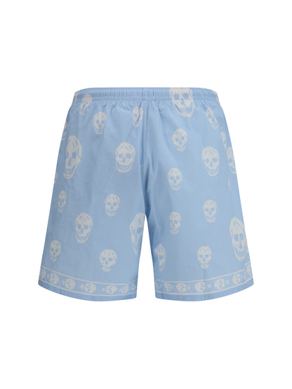 ALEXANDER McQUEEN Skull-print swim Shorts