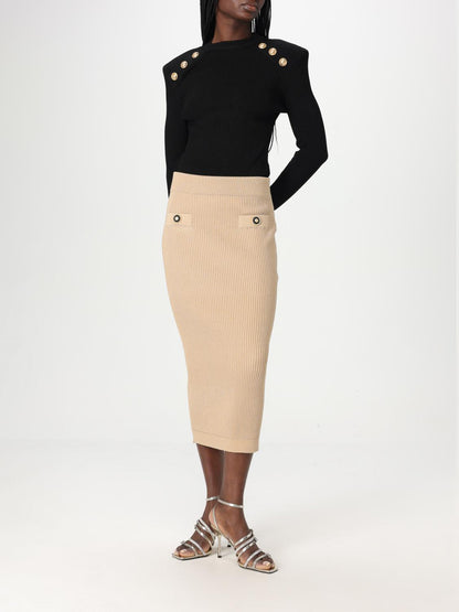 Balmain Skirt Woman Nude
