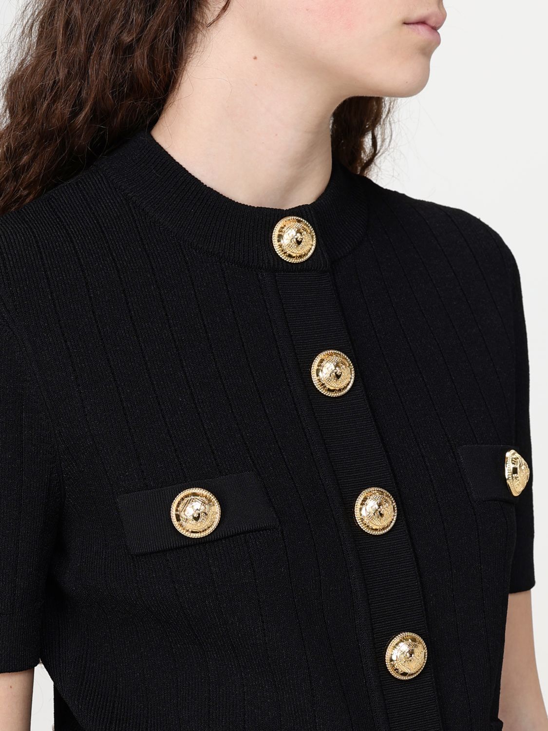 Balmain Cardigan Woman Black