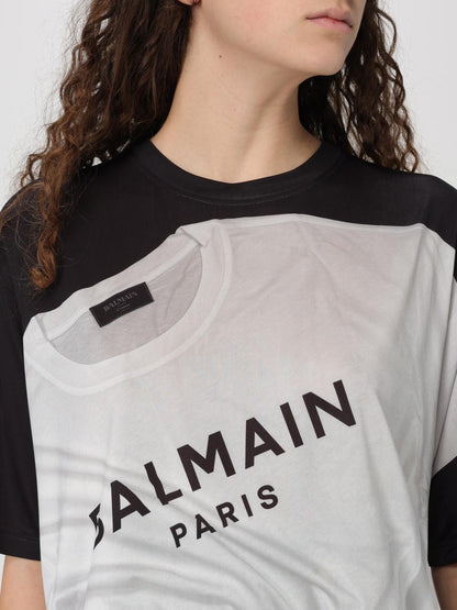 Balmain T Shirt Woman Black