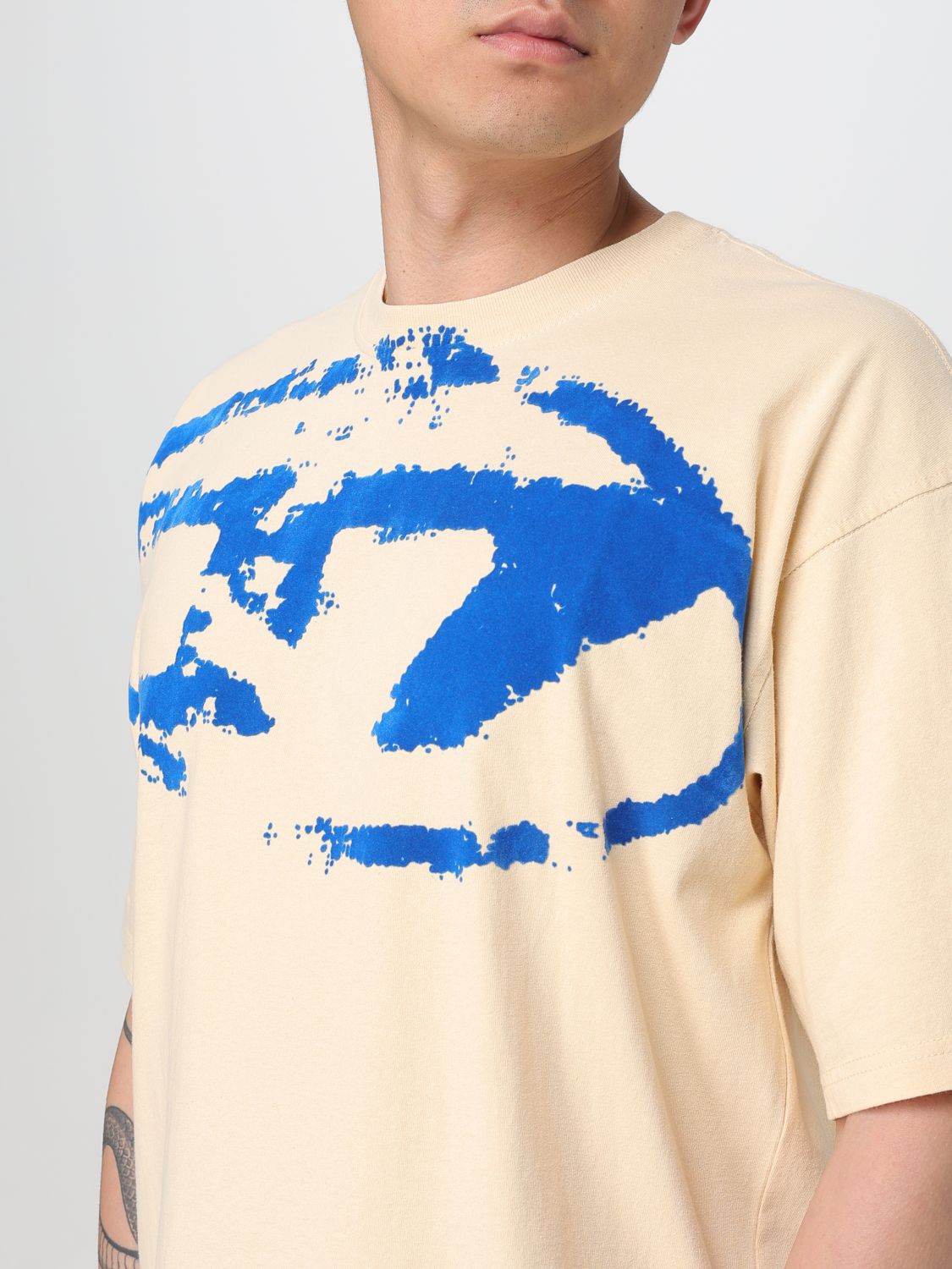 Diesel T Shirt Men Ivory