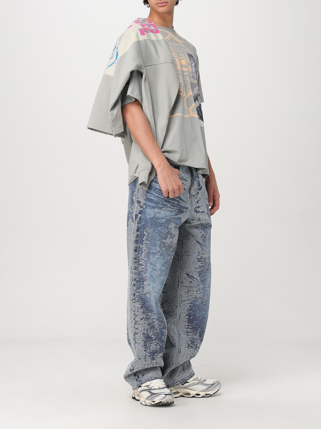 Diesel T Shirt Men Grey