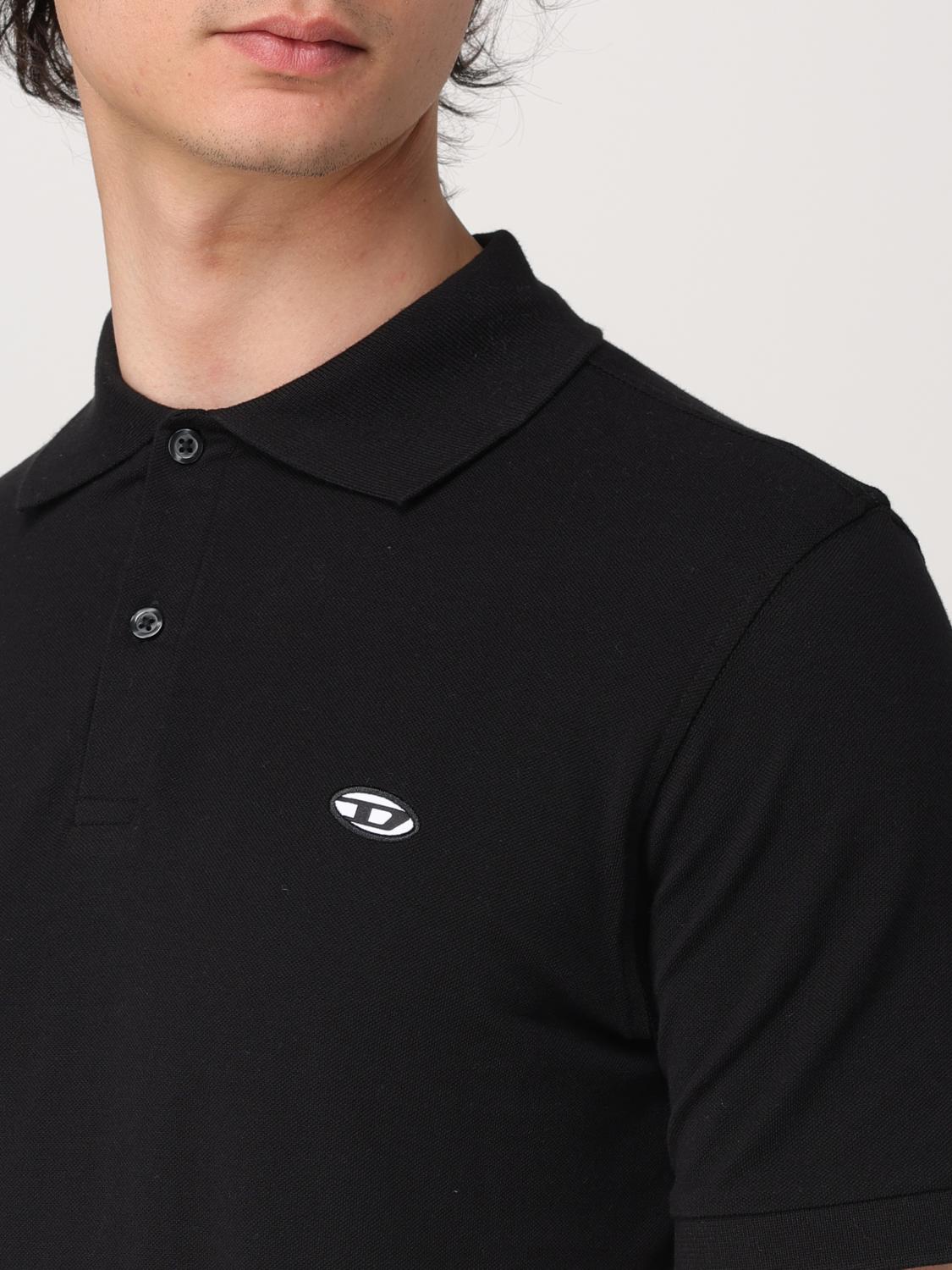Diesel Polo Shirt Men Black