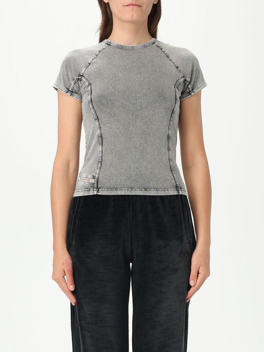 Diesel T Shirt Woman Grey