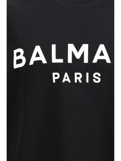 BALMAIN Cotton Print T-shirt