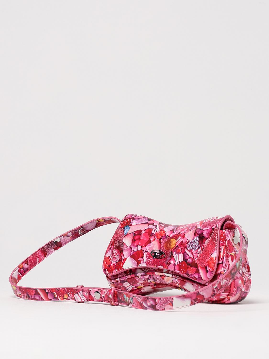 Diesel Shoulder Bag Woman Baby Pink