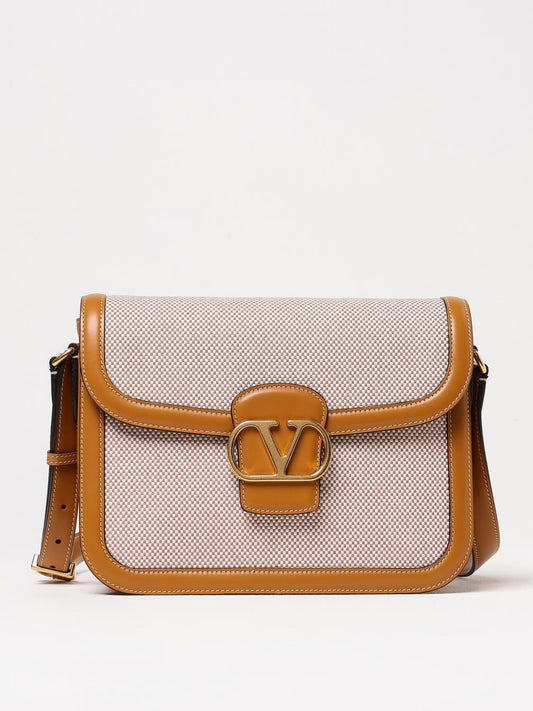 Valentino Garavani Crossbody Bags Woman Yellow Cream