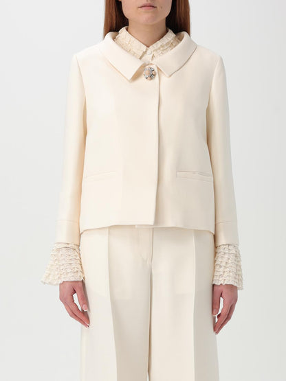 Valentino Jacket Woman Yellow Cream