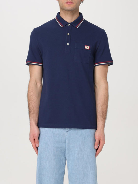 Valentino Polo Shirt Men Yellow Cream