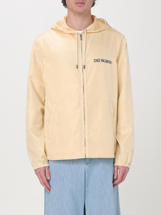 Valentino Jacket Men Yellow Cream