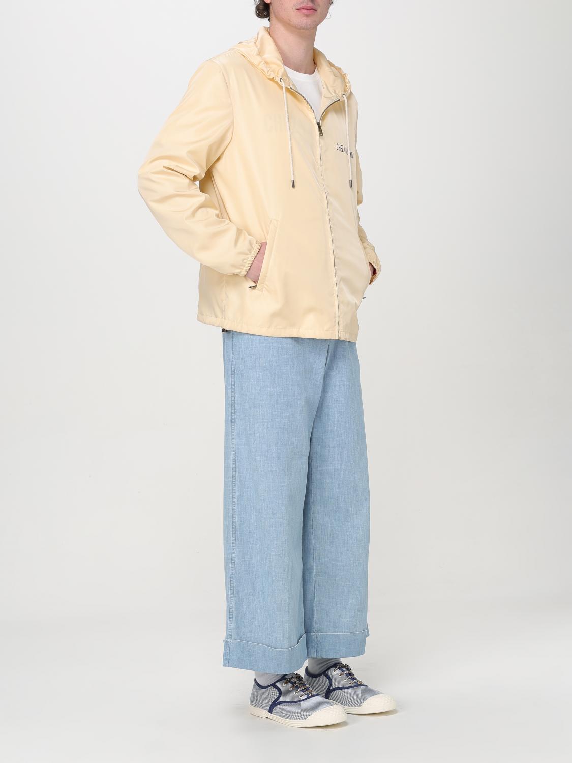 Valentino Jacket Men Yellow Cream