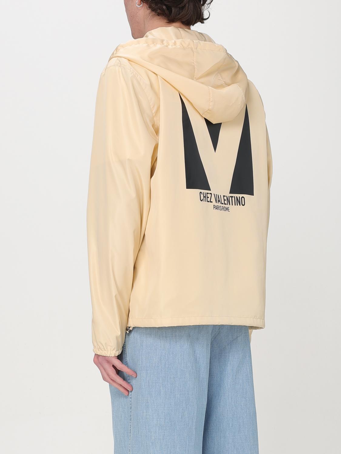 Valentino Jacket Men Yellow Cream
