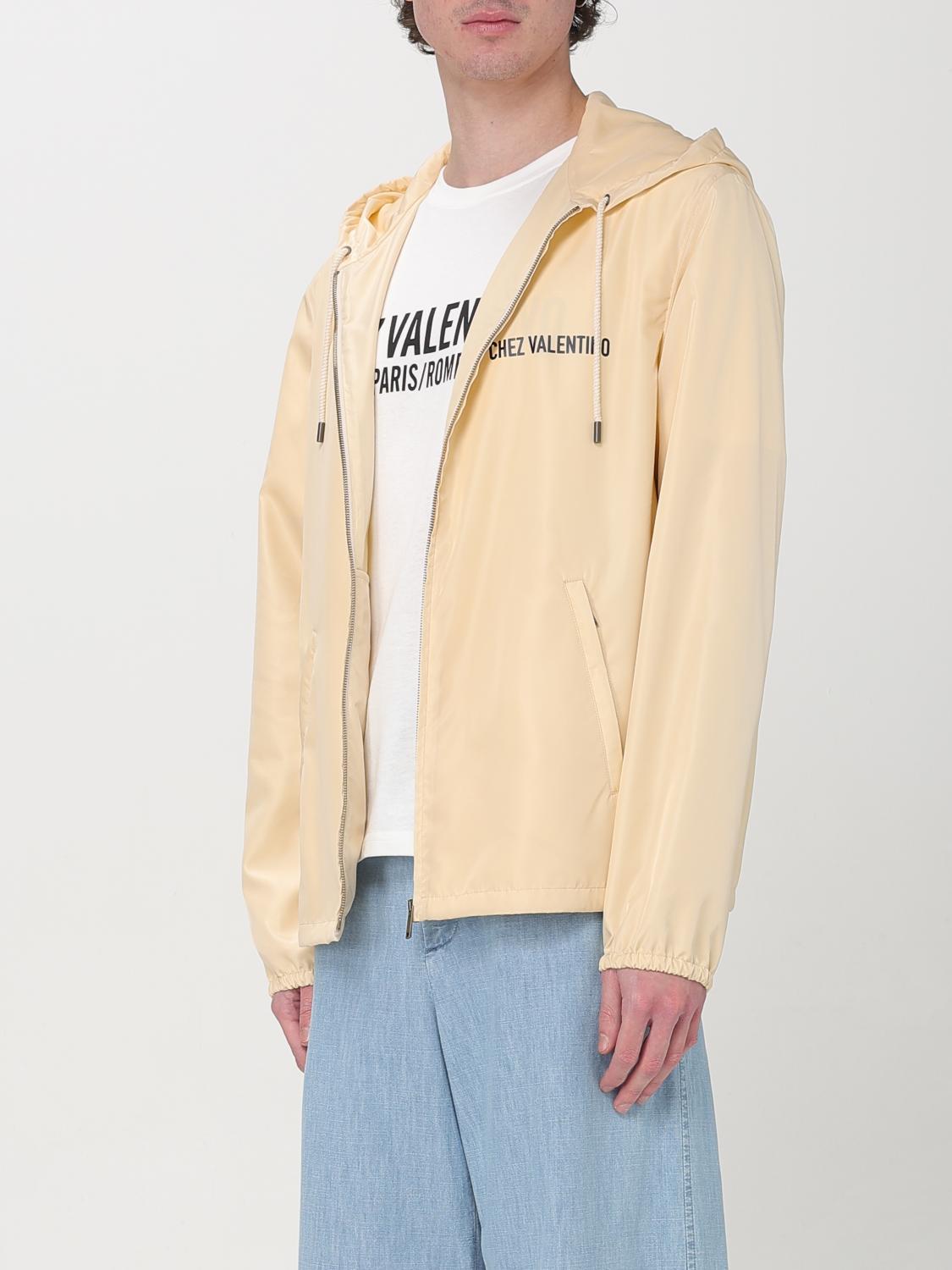 Valentino Jacket Men Yellow Cream
