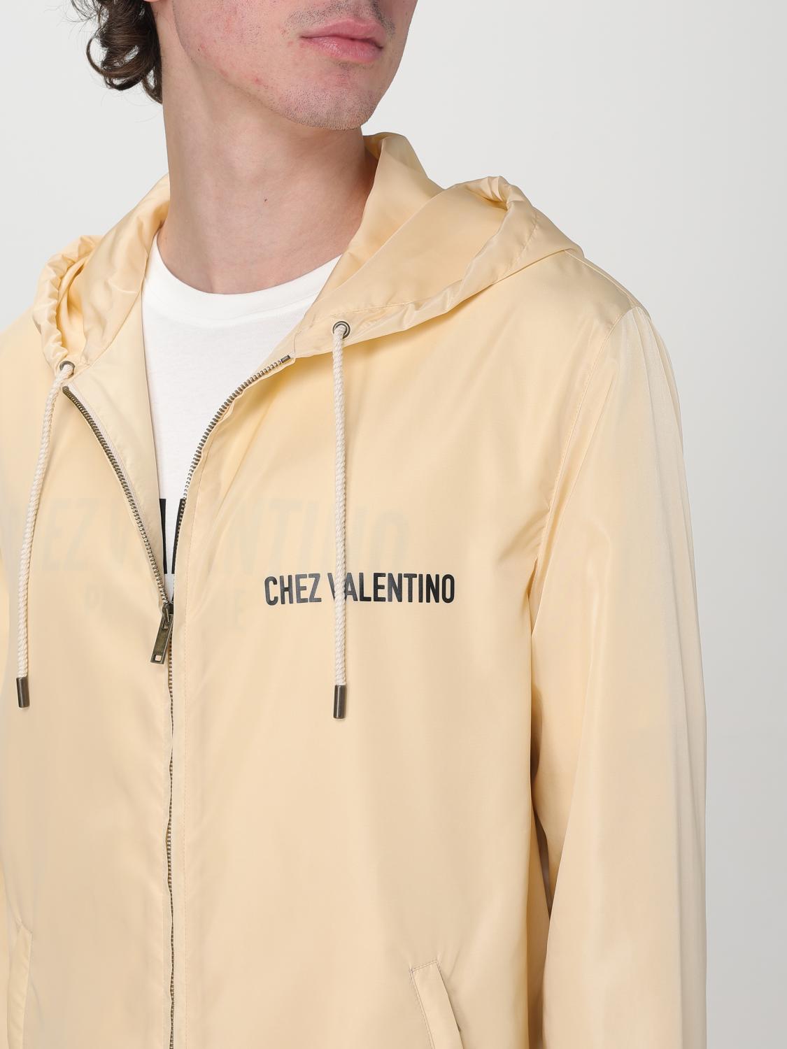 Valentino Jacket Men Yellow Cream