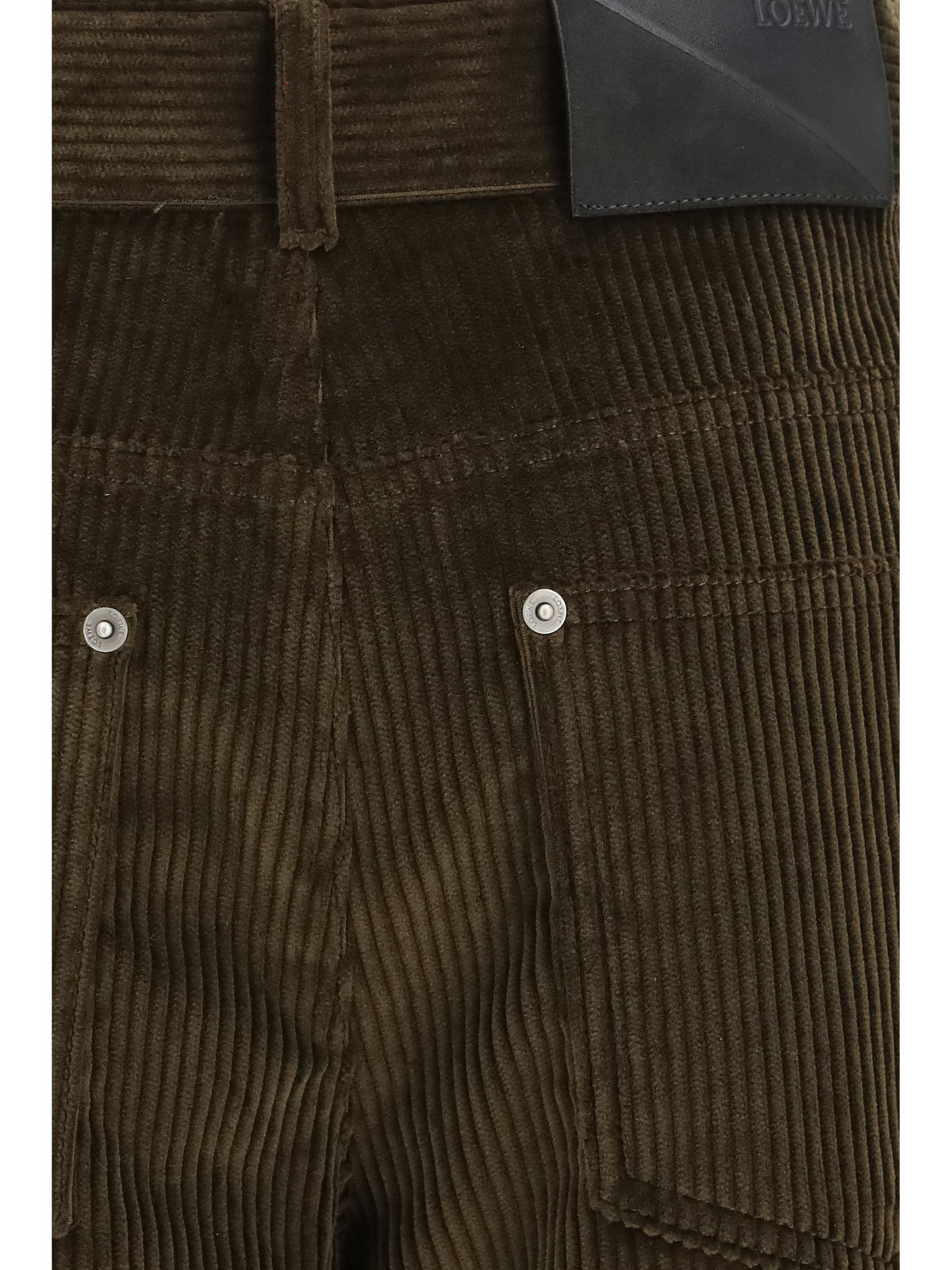 Loewe Cotton corduroy Pants - Brown