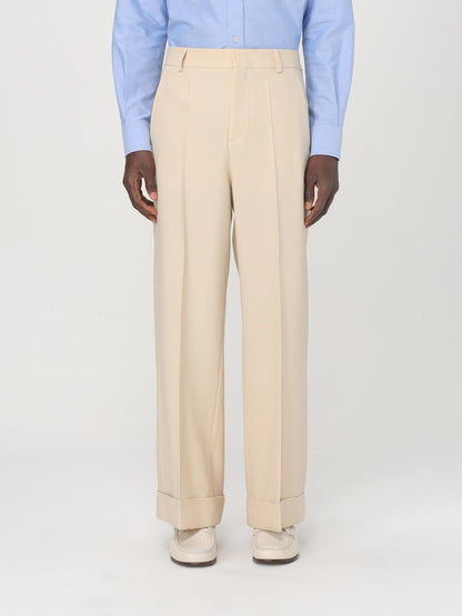 Valentino Pants Men Yellow Cream