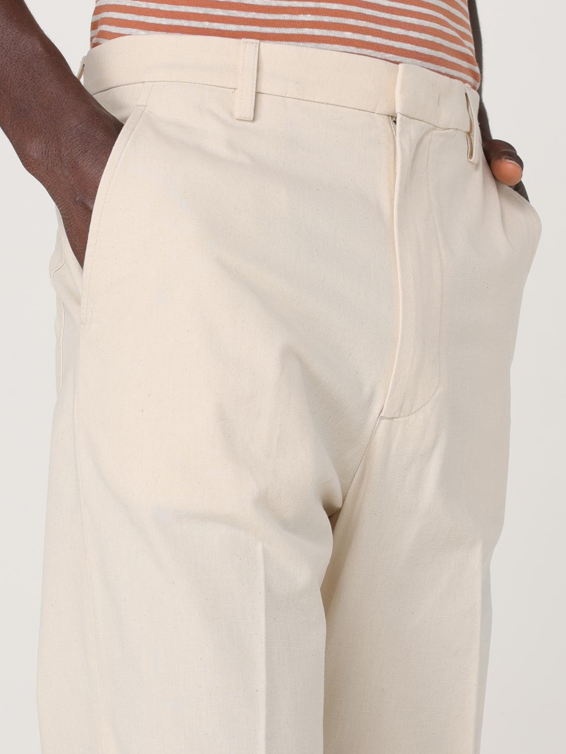 Valentino Pants Men Ecru