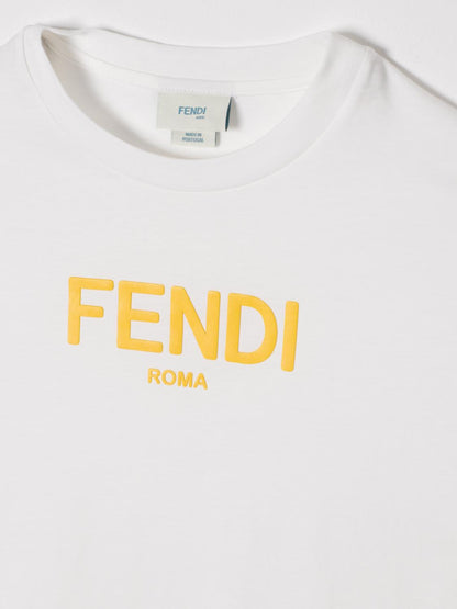 Fendi T Shirt Kids White
