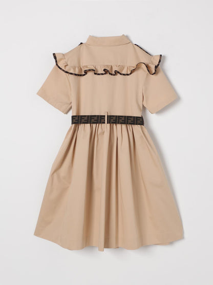Fendi Dress Kids Beige