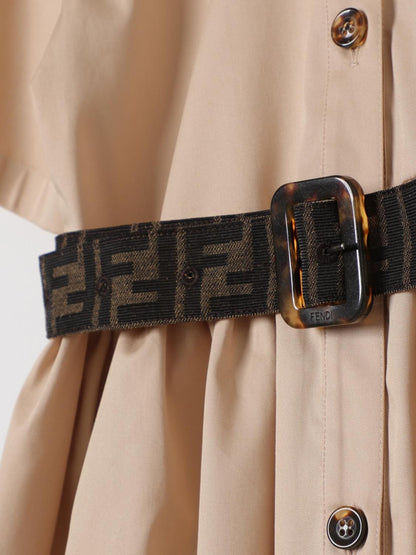 Fendi Dress Kids Beige