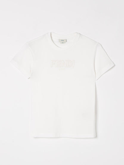 Fendi T Shirt Kids Pink