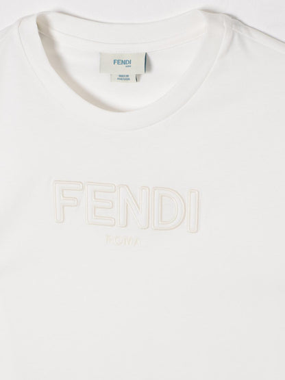 Fendi T Shirt Kids White