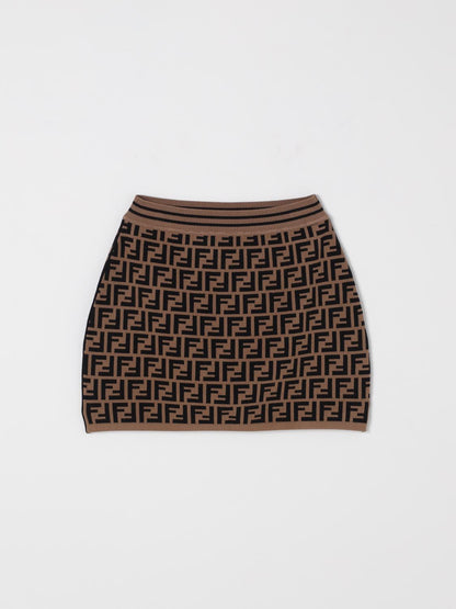 Fendi Skirt Kids Tobacco