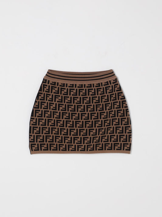 Fendi Skirt Kids Tobacco