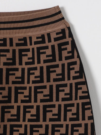 Fendi Skirt Kids Tobacco