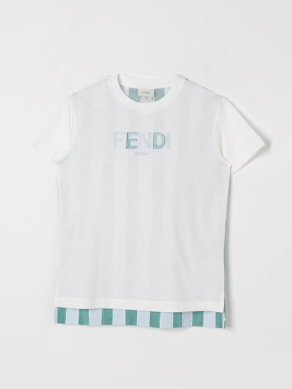 Fendi T Shirt Kids White