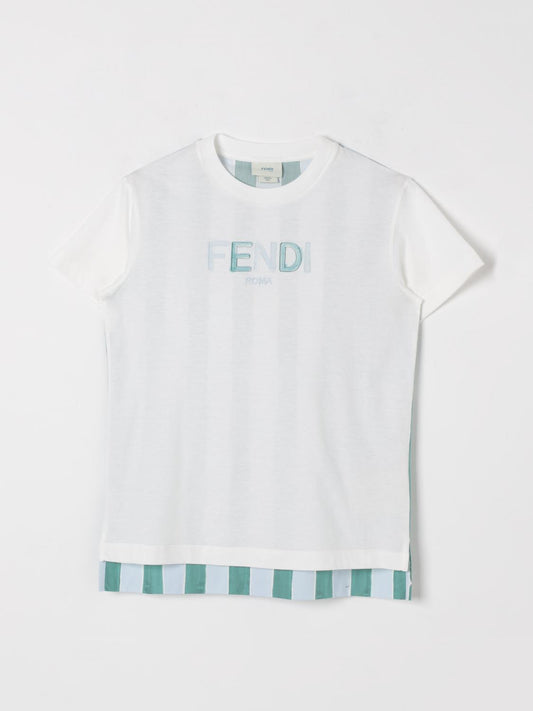 Fendi T Shirt Kids White