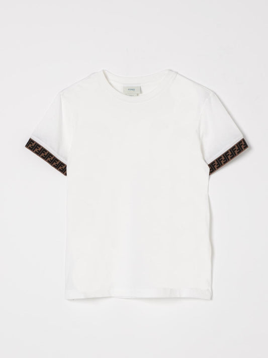 Fendi T Shirt Kids White