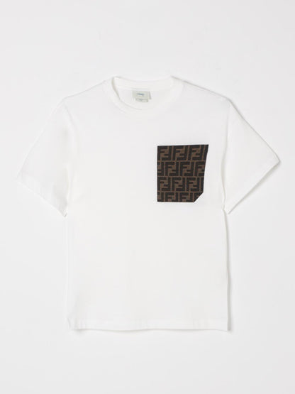 Fendi T Shirt Kids White