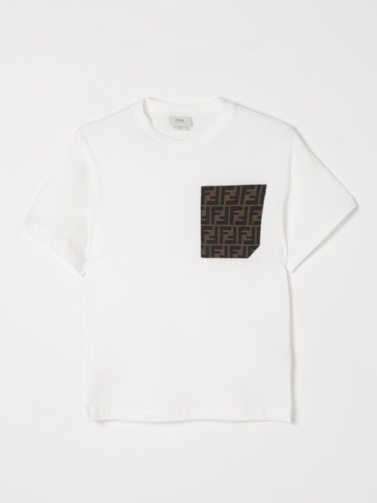 Fendi T Shirt Kids White