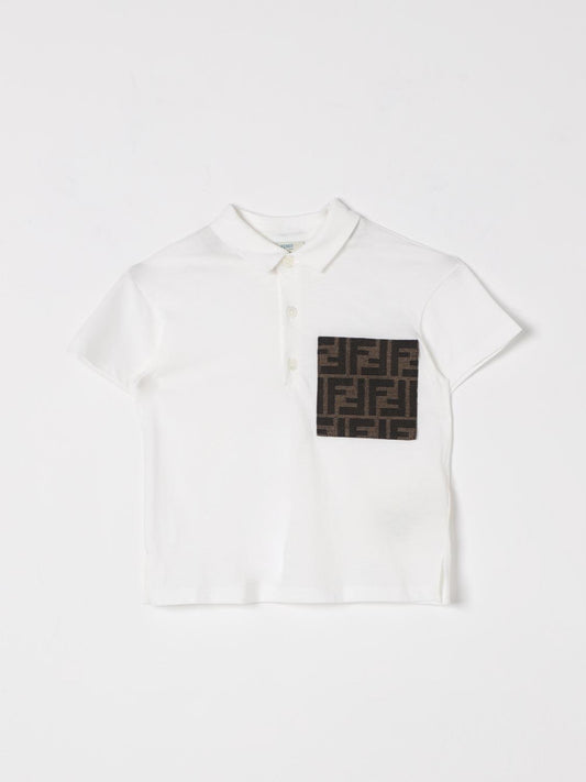 Fendi T Shirt Kids White