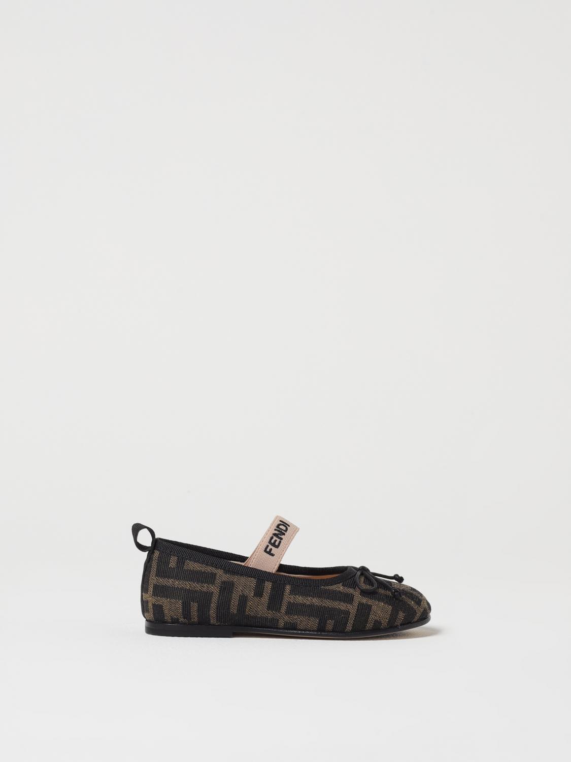 Fendi Shoes Kids Tobacco