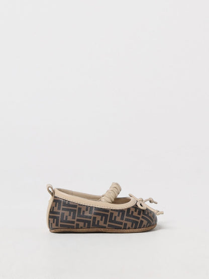 Fendi Shoes Kids Beige