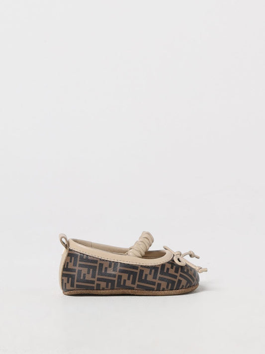 Fendi Shoes Kids Beige