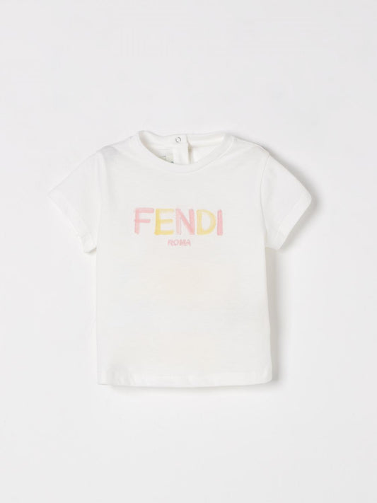 Fendi T Shirt Kids White