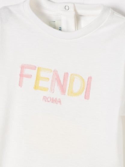 Fendi T Shirt Kids White