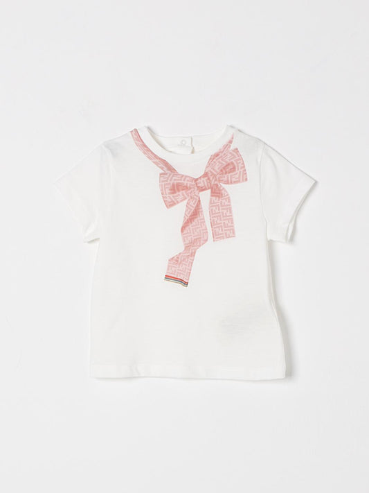 Fendi T Shirt Kids White