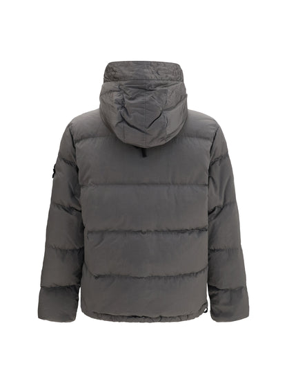 Stone Island Nylon Metal hooded Puffer Jacket - Grey