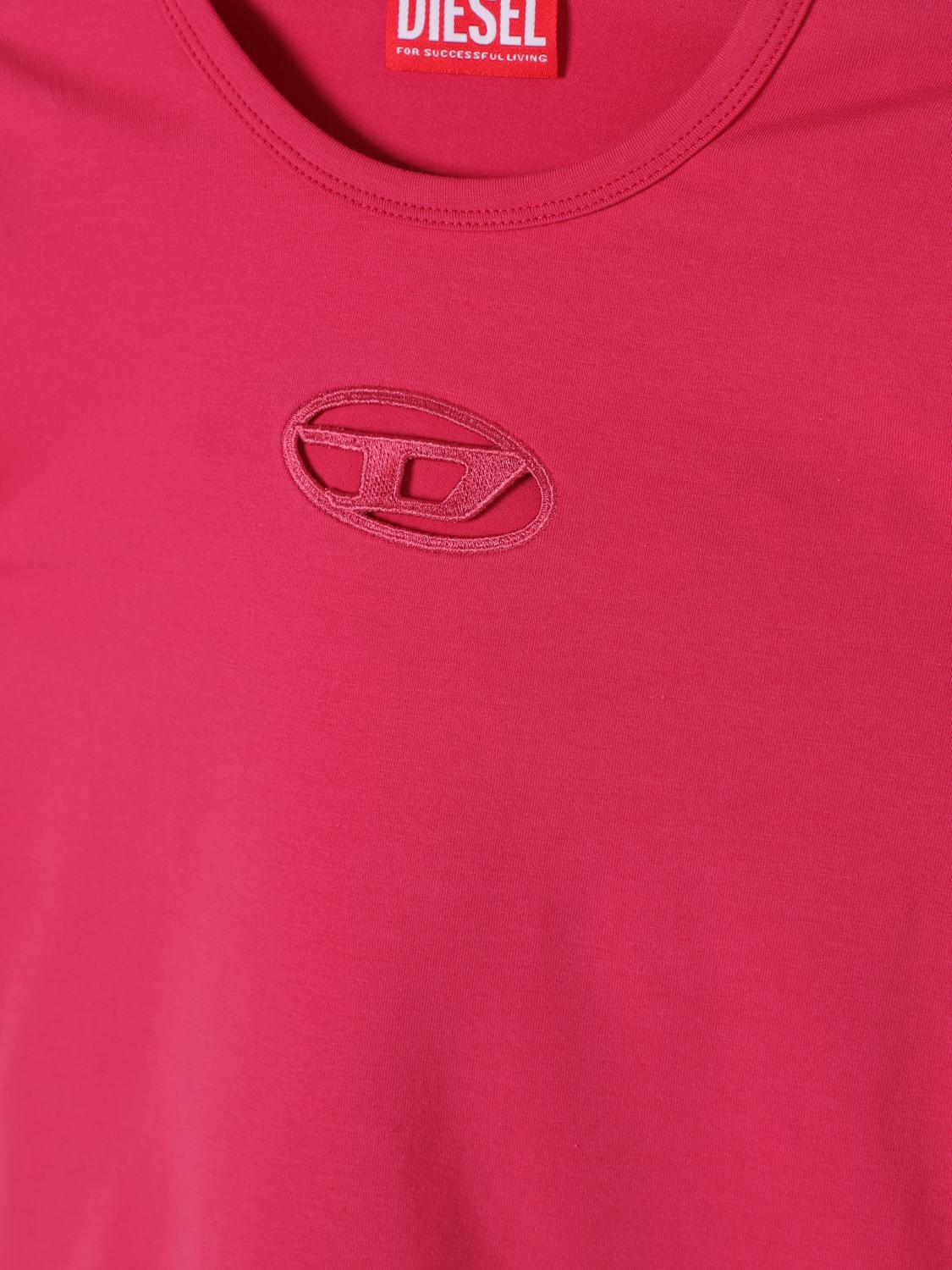 Diesel T Shirt Kids Fuchsia