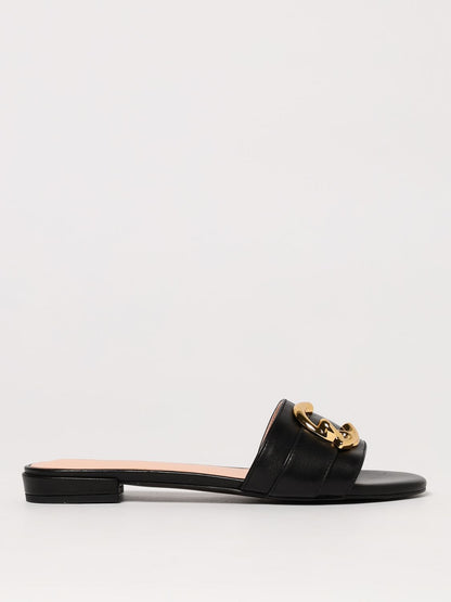 Coccinelle Flat Sandals Woman Black