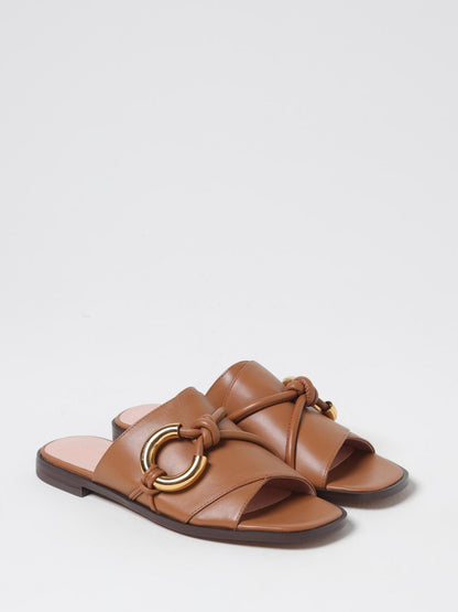 Coccinelle Flat Sandals Woman Leather