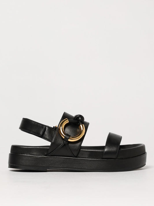 Coccinelle Flat Sandals Woman Black