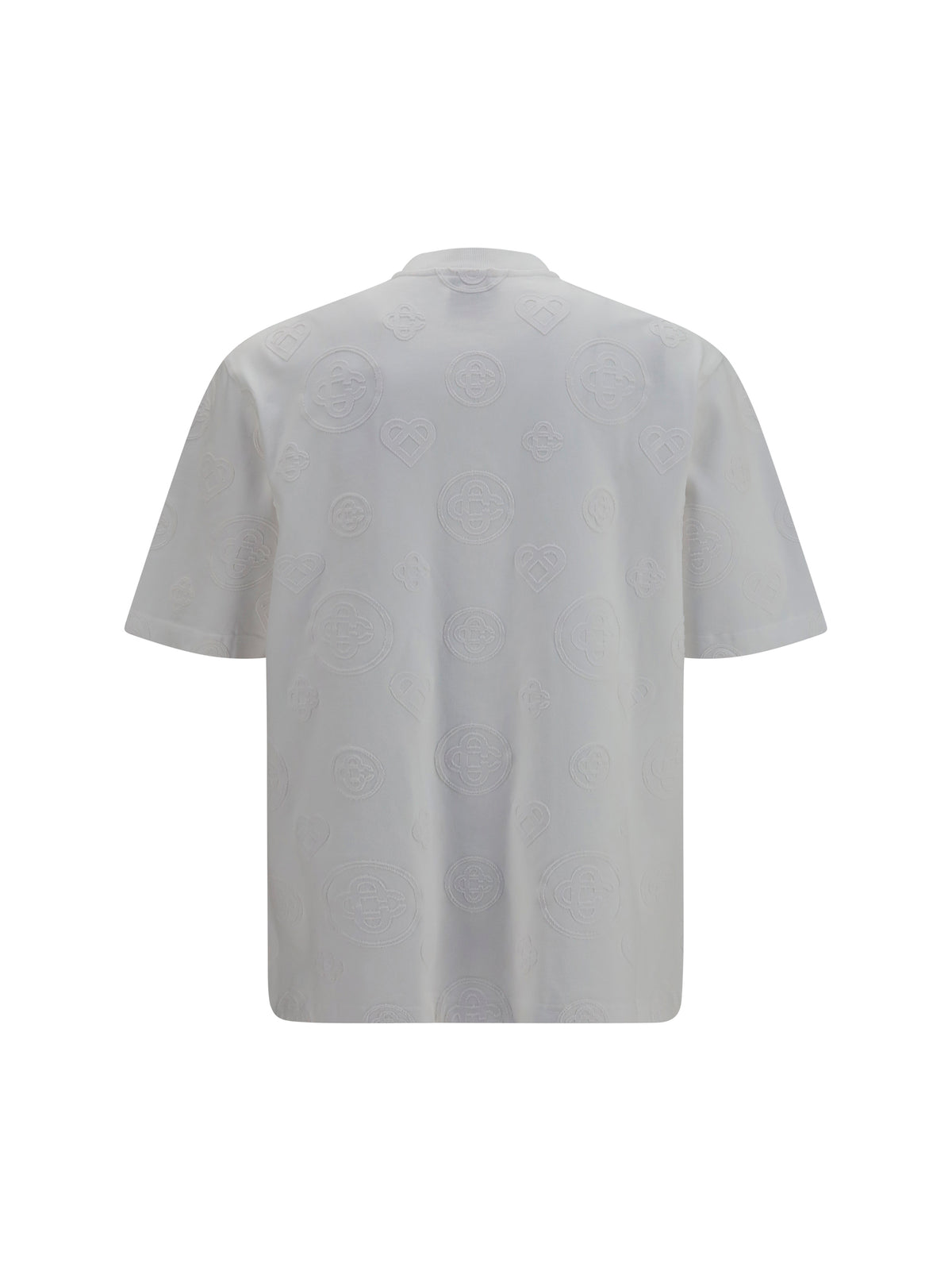 Casablanca Oversized all-over monogram T-shirt - White